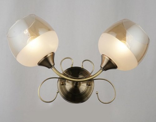 Бра двухрожковое Мелодия Света Е27 Старая медь картинка 